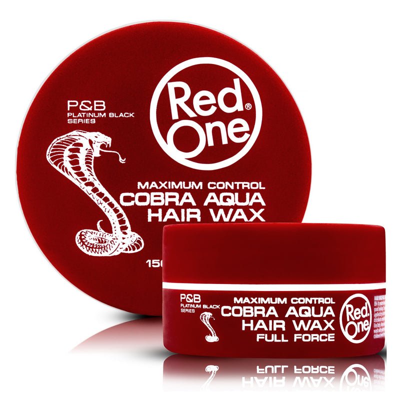 Red One Aqua Hair Wax Maximum Control 5oz