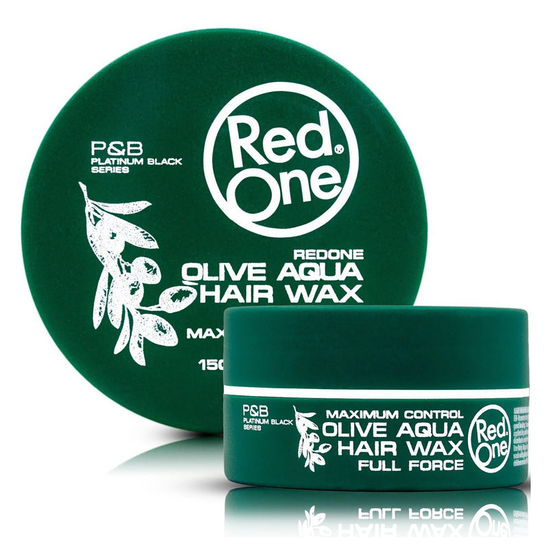Red One Aqua Hair Wax Maximum Control 5oz