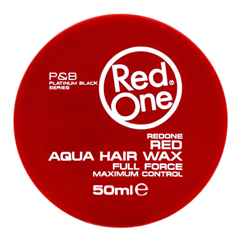 Red One Aqua Hair Wax Maximum Control 5oz