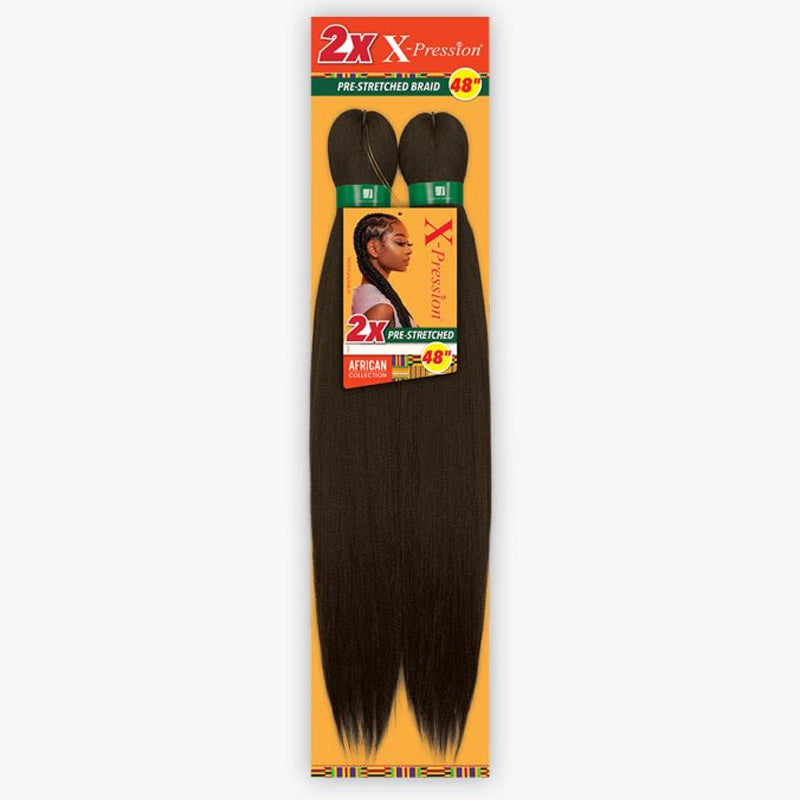 Sensationnel Synthetic African Collection Braid - 2x Pre-stretched 48 Inch (Packs)