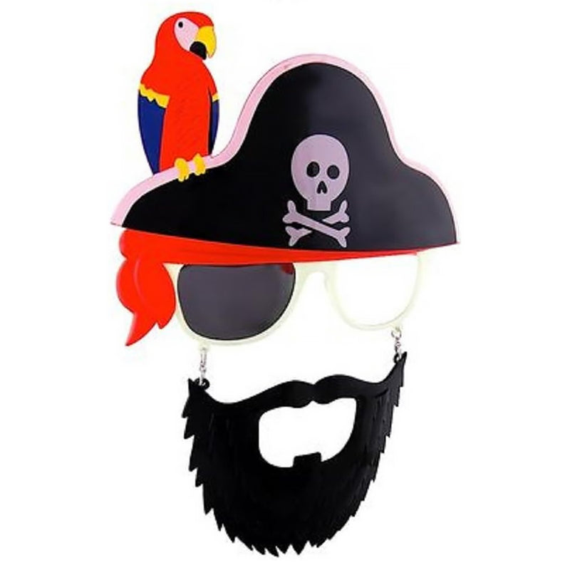 Sun Staches Pirate Captain Sunglasses With Beard