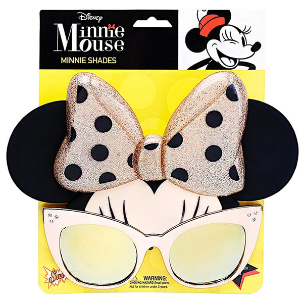 Sun Staches Disney Minnie Mouse Rose Gold Sunglasses