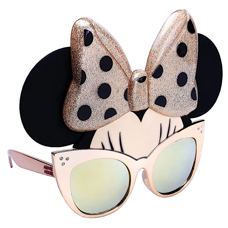 Sun Staches Disney Minnie Mouse Rose Gold Sunglasses