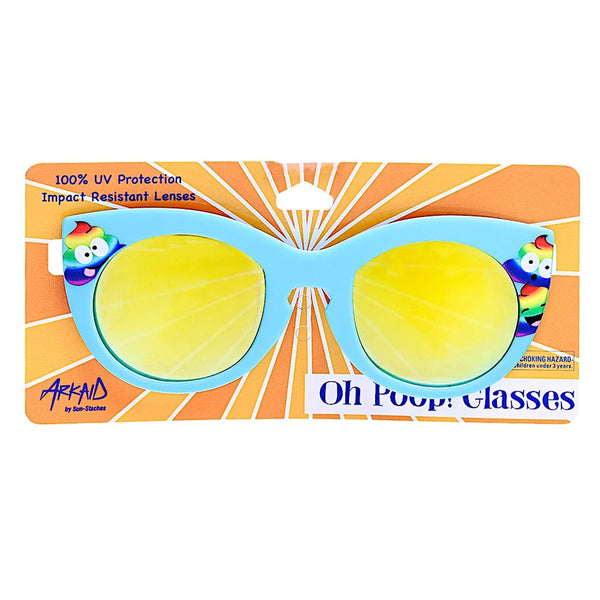 Sun Staches Arkaid Rainbow Poo Sunglasses