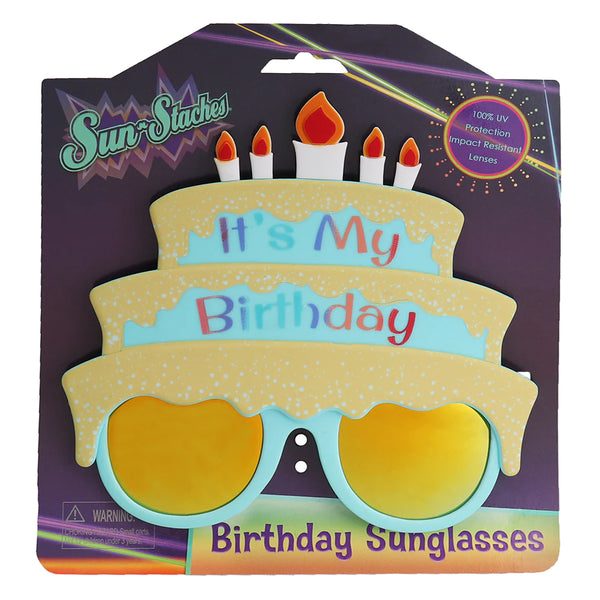 Sun Staches It's My Birthday Sunglasses
