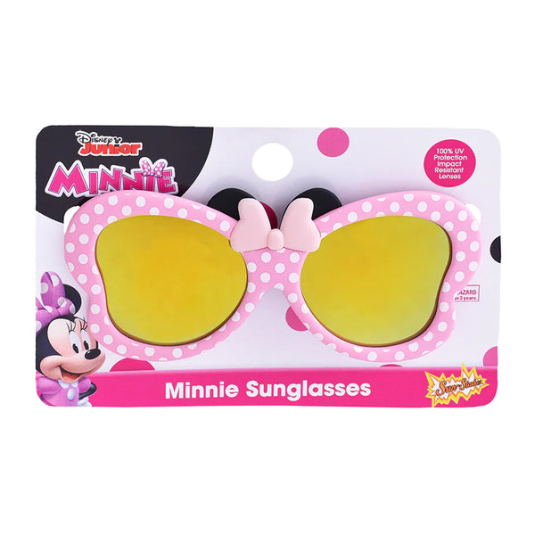 Sun Staches Disney Minnie Pink And White Polka Dot Sunglasses