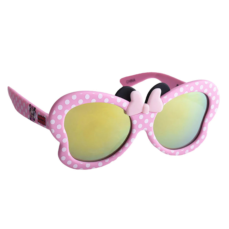 Sun Staches Disney Minnie Pink And White Polka Dot Sunglasses