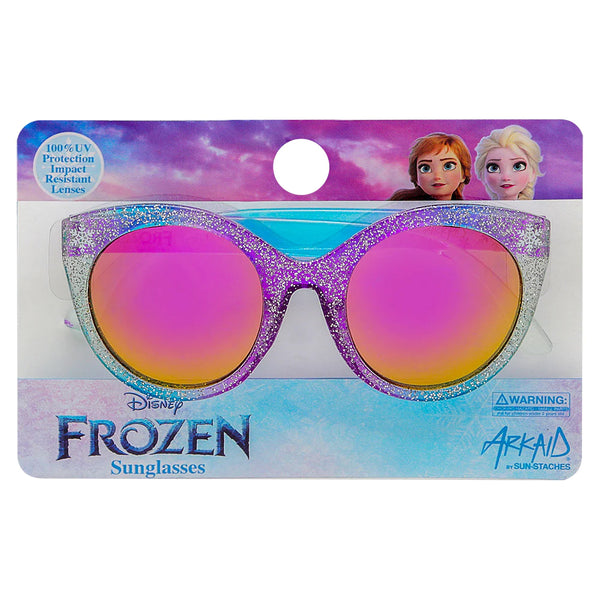 Sun Staches Arkaid Frozen Purple Cateye With Snowflakes Sunglasses