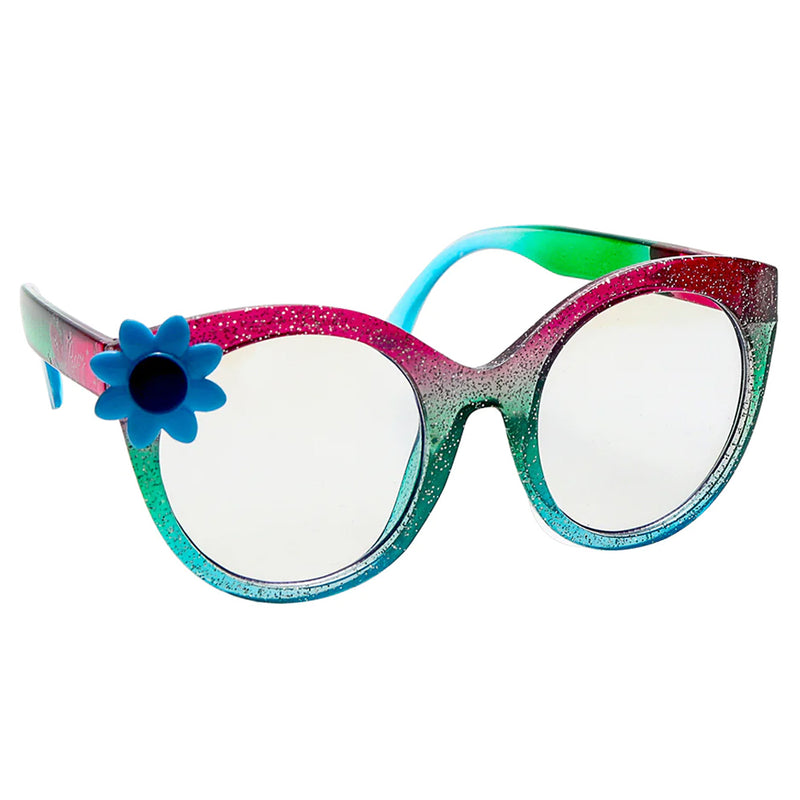 Sun Staches Dreamworks Trolls Poppy Glitter With Flower Blue Light Reducing Glasses