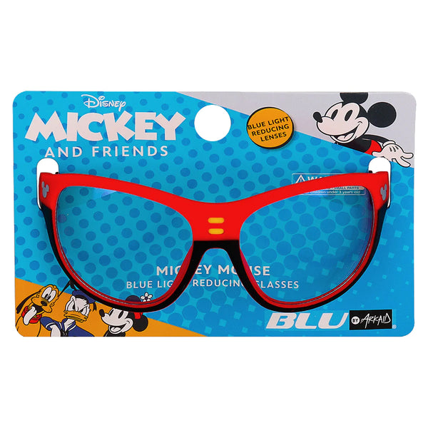 Sun Staches Disney Mickey Mouse Classic Colors Sports Wrap Blue Light Reducing Glasses