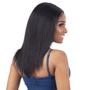 Shake-N-Go Girl Friend Virgin Human Hair 5"C-Part Hd Lace Front Wig - Straight 18"