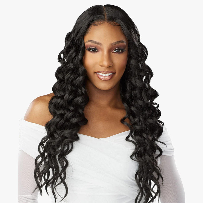 Sensationnel Human Hair Blend Butta Hd Lace Front Wig - Deep Twist 26