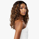 Sensationnel Butta Lace Human Hair Blend Hd Lace Front Wig - Loose Curly 18"