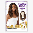 Sensationnel Butta Lace Human Hair Blend Hd Lace Front Wig - Loose Curly 18"