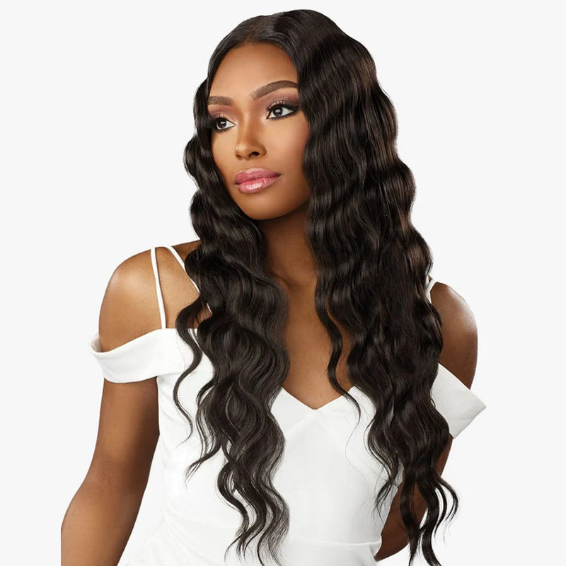 Sensationnel Human Hair Blend Butta Hd Lace Front Wig - Loose Crimp 28