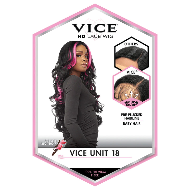 Sensationnel Synthetic Hair Vice Hd Lace Front Wig - Vice Unit 18