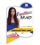 Single Twist Large - Freetress Braid Bulk Crochet Senegal Braiding Hair