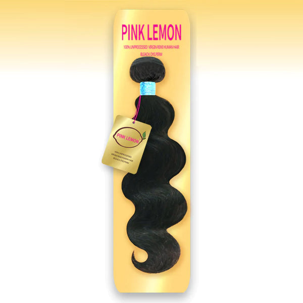 13A Pink Lemon Unprocessed Virgin Remi Hair Weave - Body Wave