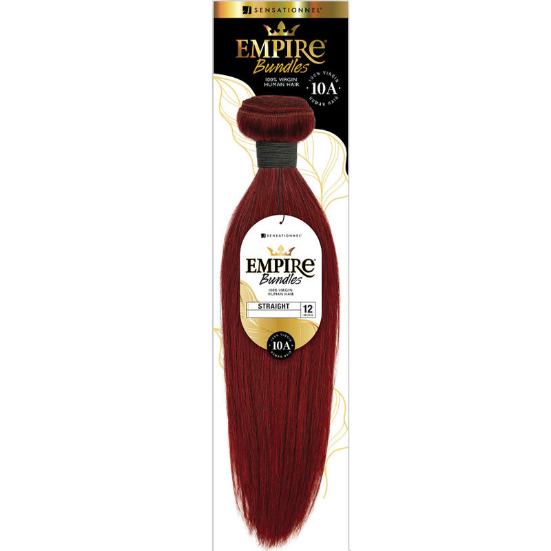 Sensationnel Human Hair Empire Bundles Weave - Straight 10"