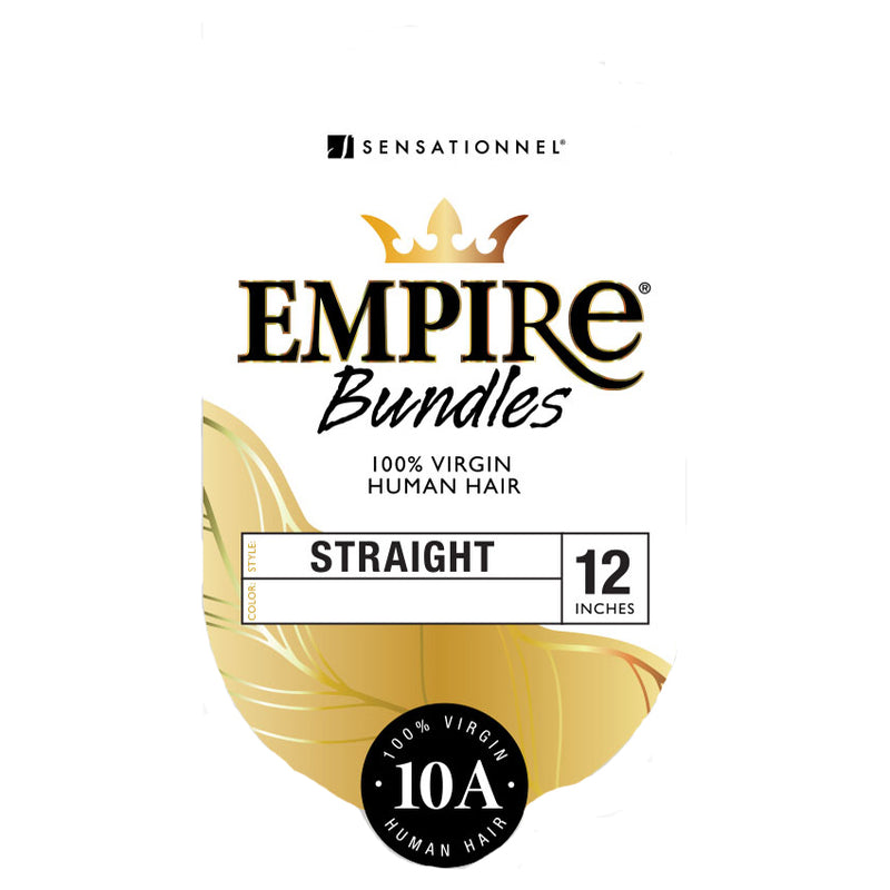 Sensationnel Human Hair Empire Bundles Weave - Straight 10"