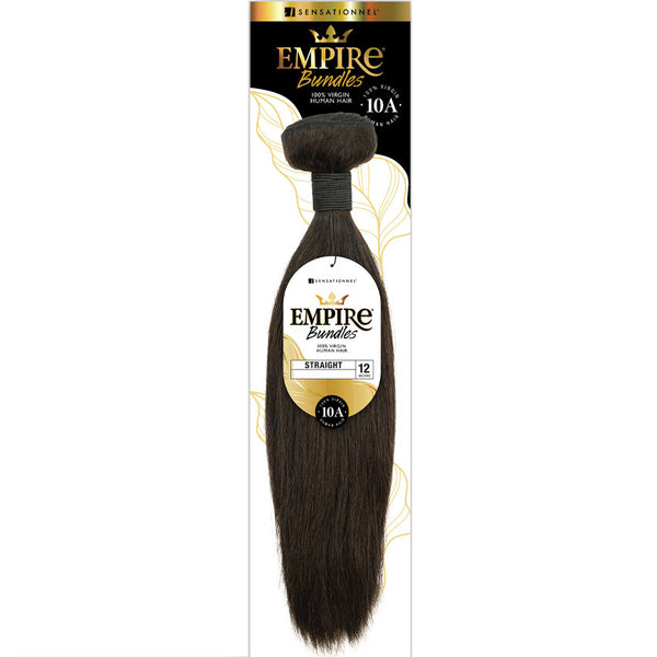 Sensationnel Human Hair Empire Bundles Weave - Straight 12"