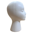 Styrofoam Foam Mannequin Wig Head Display Hat Cap Wig Holder White Foam Head
