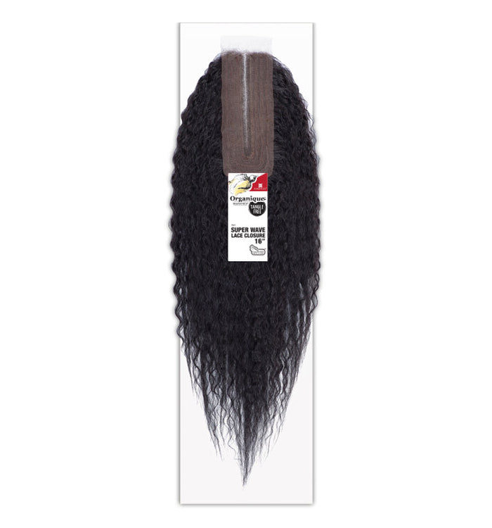 Super Wave Lace Closure 16" - Shake-n-go Organique Mastermix Synthetic Weave