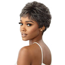 Outre Fab N Fly Gray Glamour Unprocessed Human Hair Full Wig - Theodora