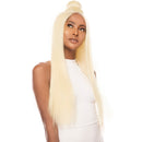 Lh-moon Part 01 - The Wig Natural Human Hair Blend Lace Front Wig
