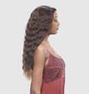 Tops C Side Nat- Vanessa Synthetic Long Wavy Natural Wave Lace Front&part Wig