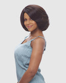 Tops Elan - Vanessa Synthetic C-side Part Lace Front Wig Short Volume Bob