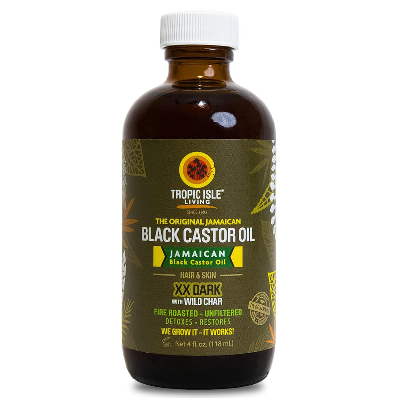 Tropic Isle Living Black Castor Oil Hair & Skin 4oz