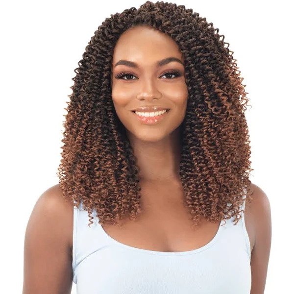 Freetress Synthetic Crochet Braid 3x Urban Twirl Curl 10"