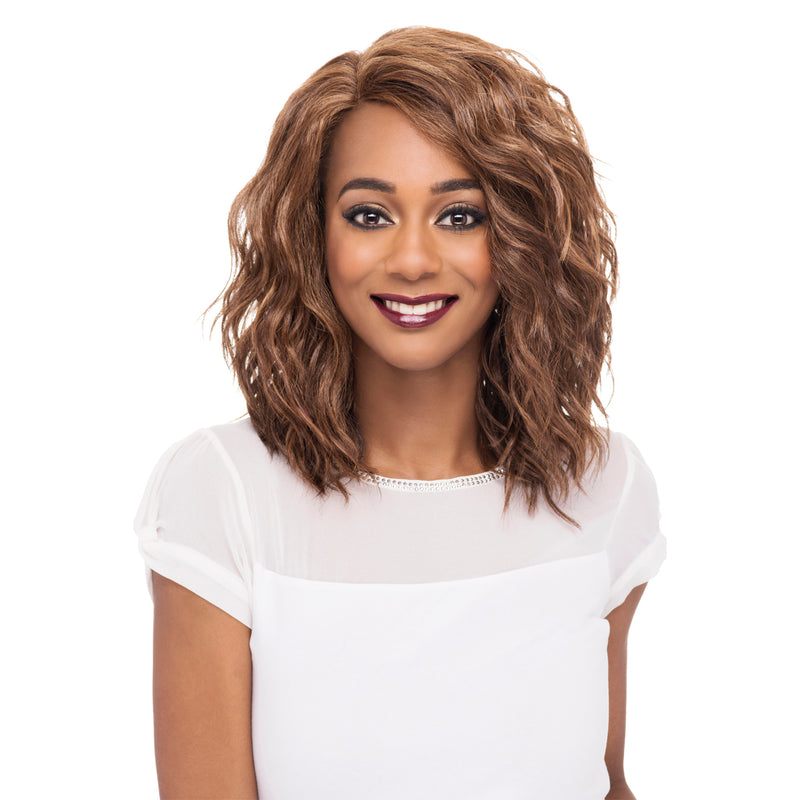 Vivica A Fox Synthetic Natural Baby Hair Swiss Lace Front Wig - Finn