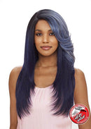 Tops C Janice - Vanessa Synthetic Swiss Silk Lace Front Wig Long Straight