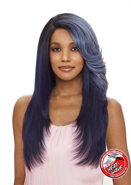 Tops C Janice - Vanessa Synthetic Swiss Silk Lace Front Wig Long Straight