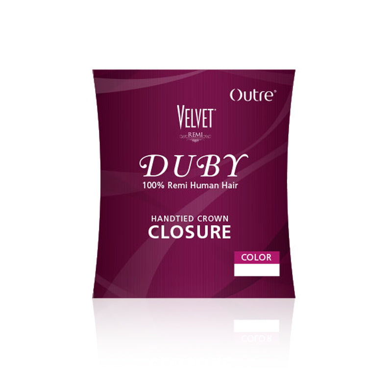 Remi Human Hair Weave Outre Velvet Duby Closure