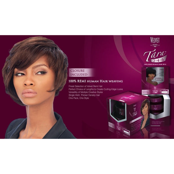 Tara 2-4-6 - Outre Velvet Remi 100% Remi Human Hair Weave Extension