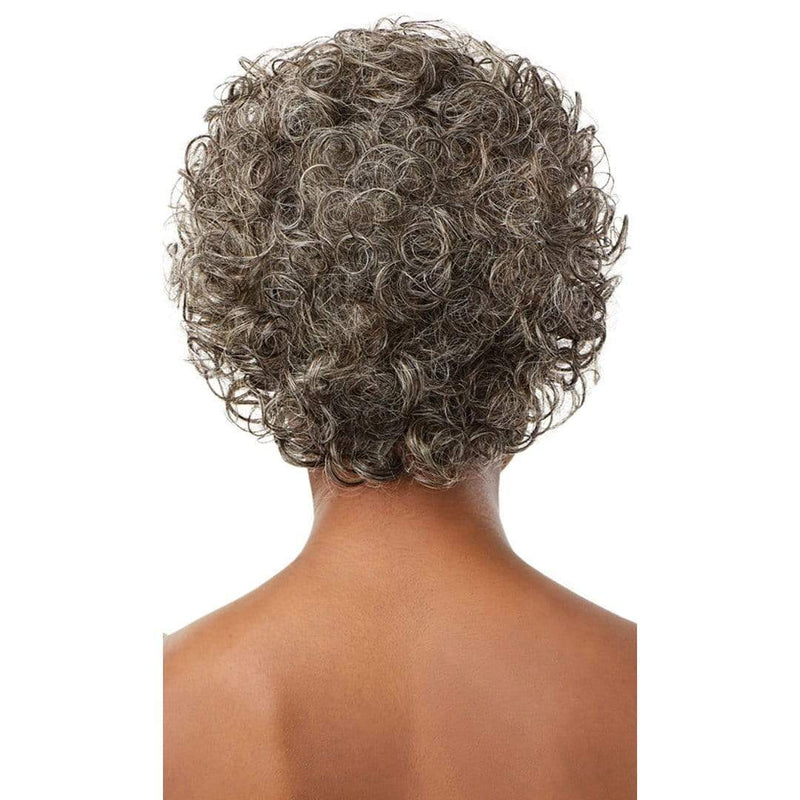 Fab & Fly Gray Glamour Unprocessed Human Hair Wig -veronica