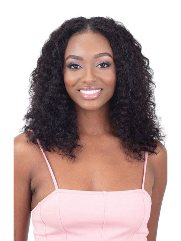 Naked Nature 100% Human Hair Wet & Wavy Tru-2-u Part Wig - Tru Deep