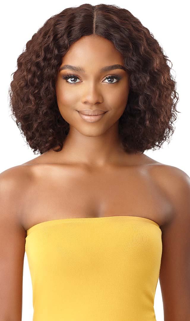 Outre The Daily 100% Unprocessed Human Hair Lace Part Wet & Wavy Wig - Natural Deep 12
