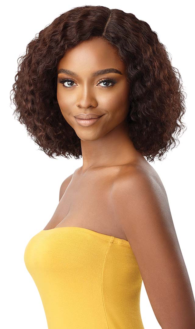 Outre The Daily 100% Unprocessed Human Hair Lace Part Wet & Wavy Wig - Natural Deep 12