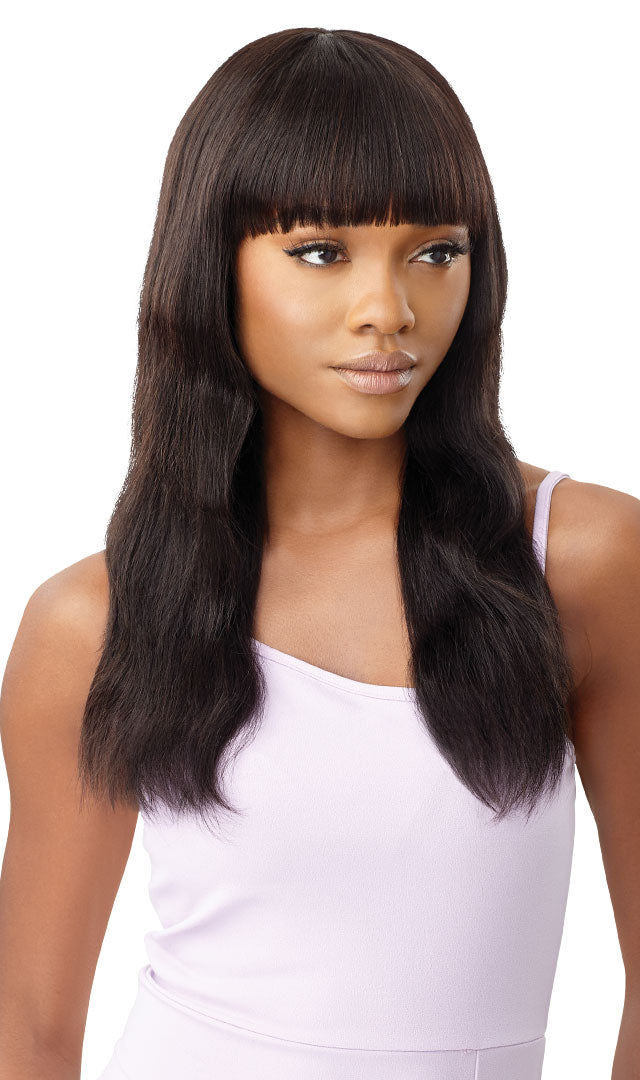 Outre Mytresses 100% Unprocessed Human Hair Wet & Wavy Full Wig - Natural Wave 20
