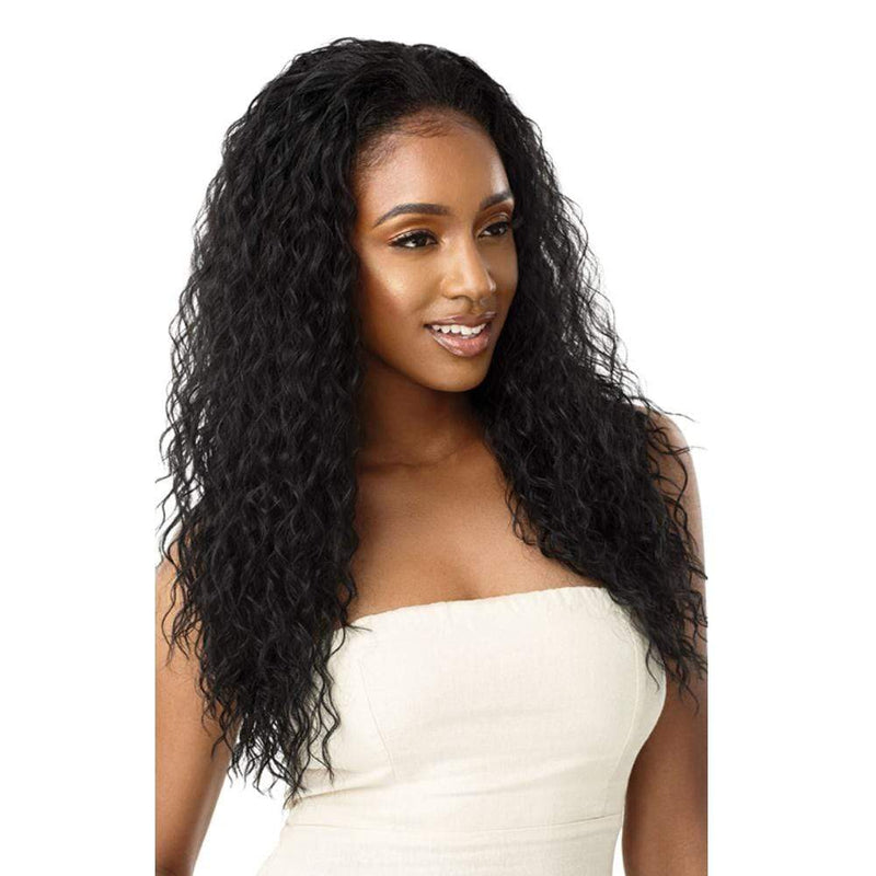 Outre Quick Weave Wet & Wavy Half Wig Beach Curl 24"