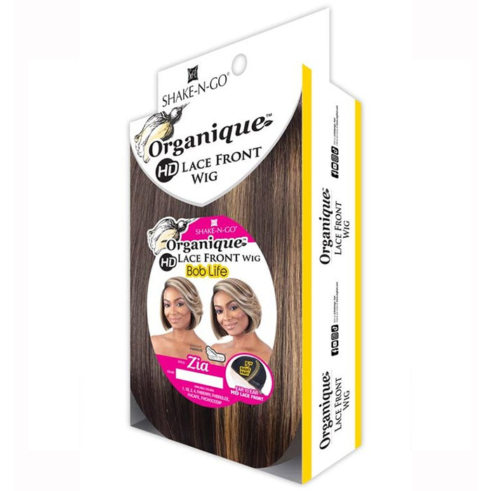 Shake-n-go Organique Synthetic Hd Lace Front Bob Life Wig - Zia