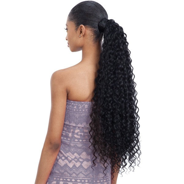 Organique Mastermix Synthetic Pony Pro Wrap Around Ponytail - Super Curl 32"