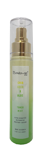[The Creme Shop] Face Toner Mist 3.38oz, Chia Seed & Aloe
