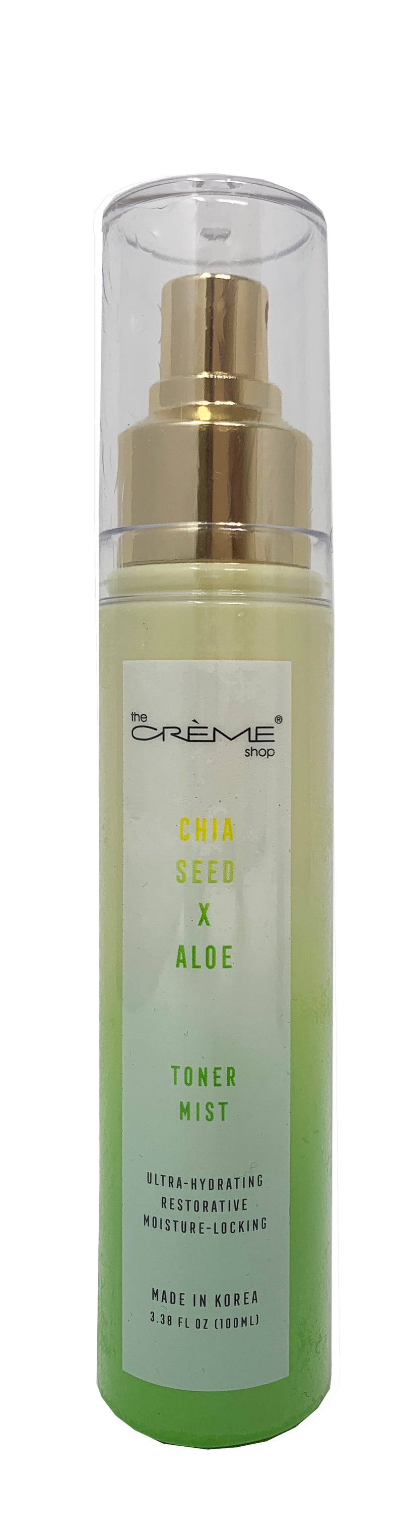 [The Creme Shop] Face Toner Mist 3.38oz, Chia Seed & Aloe