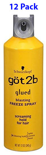 [Got 2B] Glued Blasting Freeze Spray Screaming Hold For Hair 12oz