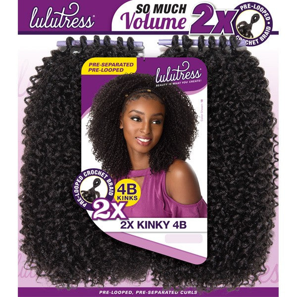 Sensationnel Lulutress Synthetic Crochet Braid - 2x Kinky 4b